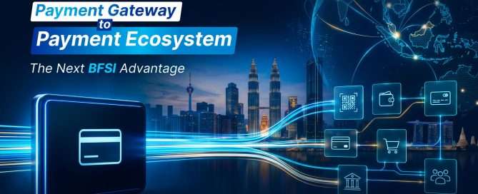 Payment ecosystem connecting banks, merchants and digital payment platforms in Malaysia